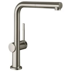 Hansgrohe Talis M54 Single Lever Kitchen Mixer 270, Pull-Out Spout, 1jet, SBox - Stainless Steel - 72809800