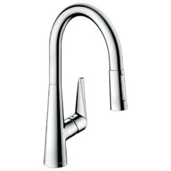 Hansgrohe Talis M51 Single Lever Kitchen Mixer 200, Pull-Out Spray, 2jet - Chrome - 72813000
