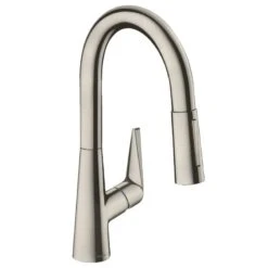 Hansgrohe Talis M51 Single Lever Kitchen Mixer 160, Pull-Out Spray, 2jet - Stainless Steel - 72815800