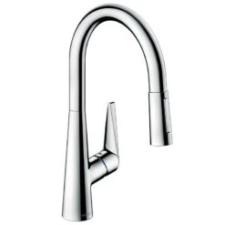 Hansgrohe Talis M51 Single Lever Kitchen Mixer 200, Eco, Pull-Out Spray, 2jet - Chrome - 72817000