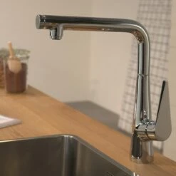 Hansgrohe Talis Select M51 Single Lever Kitchen Mixer 300, 1jet - Stainless Steel - 72820800 -Blanco Shop 7 2 72820800 2