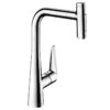 Hansgrohe Talis Select M51 Single Lever Kitchen Mixer 300, Pull-Out Spray, 2jet - Chrome - 72823000
