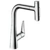 Hansgrohe Talis Select M51 Single Lever Kitchen Mixer 220, Pull-Out Spray, 2jet - Chrome - 72824000