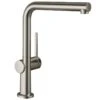 Hansgrohe Talis M54 Single Lever Kitchen Mixer 270, 1jet - Stainless Steel - 72840800