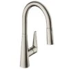 Hansgrohe Talis M51 Single Lever Kitchen Mixer 200, Pull-Out Spray, 2jet, SBox - Stainless Steel - 73851800