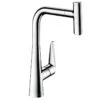 Hansgrohe Talis Select M51 Single Lever Kitchen Mixer 300, Pull-Out Spout, 1jet, SBox - Chrome - 73853000