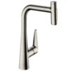Hansgrohe Talis Select M51 Single Lever Kitchen Mixer 300, Pull-Out Spray, 2jet, SBox - Stainless Steel - 73867800