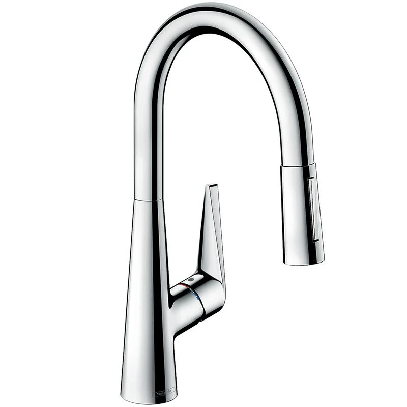 Hansgrohe Talis M51 Single Lever Kitchen Mixer 200, Eco, Pull-Out Spray, 2jet, SBox - Chrome - 73876000 1 Hansgrohe Talis M51 Single Lever Kitchen Mixer 200, Eco, Pull-Out Spray, 2jet, SBox - Chrome - 73876000