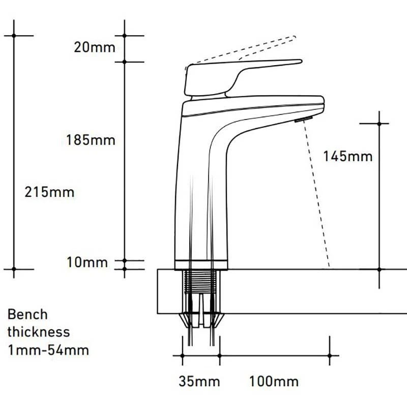 Billi Quadra Sparkling: 60 - 100 User System Tap - 906060LCHUK 1 Billi Quadra Sparkling: 60 - 100 User System Tap - 906060LCHUK