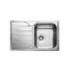 Leisure Sinks Albion Compact 1 Bowl Stainless Steel Kitchen Sink - AL8001/