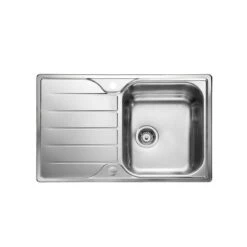 Leisure Sinks Albion Compact 1 Bowl Stainless Steel Kitchen Sink - AL8001/