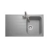 Rangemaster Amethyst Compact 1 Bowl Igneous Granite Kitchen Sink - Dove Grey - AME860DG/