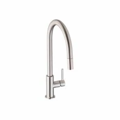 Abode Althia Pull Out Single Lever Kitchen Tap Brushed Nickel - AT1261