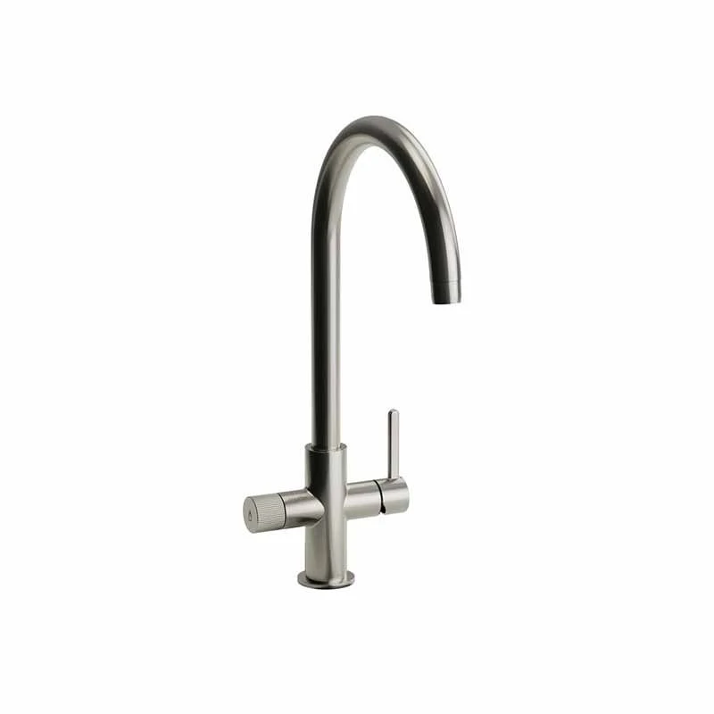 Abode Puria Aquifier Monobloc Kitchen Tap Brushed Nickel - AT2043 1 Abode Puria Aquifier Monobloc Kitchen Tap Brushed Nickel - AT2043