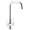Abode Pico Quad Monobloc Contemporary Kitchen Mixer Tap Chrome - AT2134