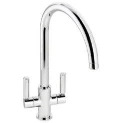 Abode Globe Monobloc Contemporary Kitchen Mixer Tap Chrome - AT2138
