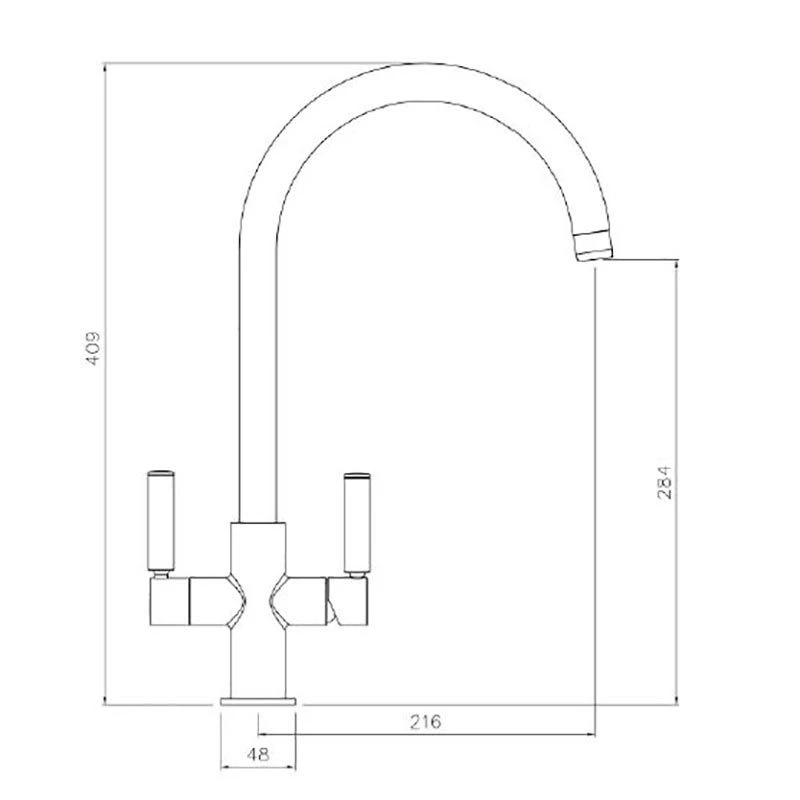 Abode Globe Aquifier Kitchen Water Filter Tap Chrome - AT2173 2 Abode Globe Aquifier Kitchen Water Filter Tap Chrome - AT2173 - Image 2
