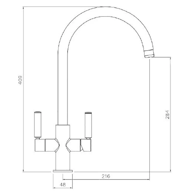Abode Globe Aquifier Kitchen Water Filter Tap Brushed Nickel - AT2174 2 Abode Globe Aquifier Kitchen Water Filter Tap Brushed Nickel - AT2174 - Image 2