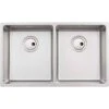 Abode Matrix 2 Bowl Stainless Steel Kitchen Sink - AW5123