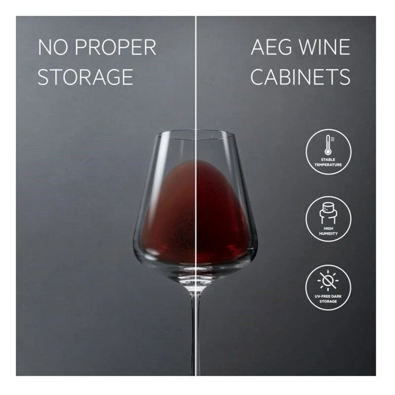 AEG AWUS020B5B Built Under 30cm Wine Cabinet - Black 7 AEG AWUS020B5B Built Under 30cm Wine Cabinet - Black - Image 7