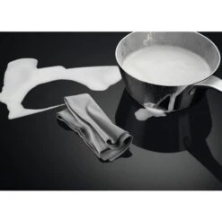 AEG IPE84531FB 80cm Induction Hob - Black -Blanco Shop aeg ipe84531fb easy clean spillage feature side view