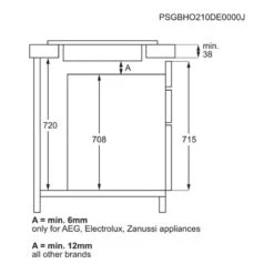 AEG IPE84531FB 80cm Induction Hob - Black -Blanco Shop aeg ipe84531fb side installation instructions