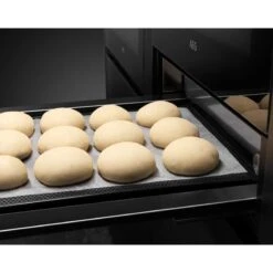 AEG KDK912924M 29cm Warming Drawer - Black -Blanco Shop aeg kdk912924m warmed baps on open drawer base side view