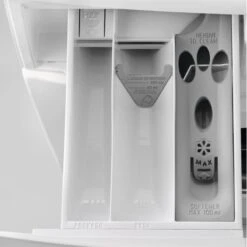 AEG L7WE7631BI Built-In 7kg/4kg 1600rpm Washer Dryer - White 12 AEG L7WE7631BI Built-In 7kg/4kg 1600rpm Washer Dryer - White -Blanco Shop aeg l7we7631bi detergent tray top close up view