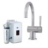 InSinkErator H3300 Steaming Hot Kitchen Tap W/ NeoTank & Filter Pack - Brushed Steel - 44319B+45094