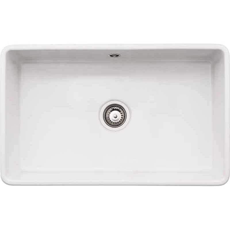 Abode Provincial Single Bowl Ceramic Kitchen Sink - White - AW1020 1 Abode Provincial Single Bowl Ceramic Kitchen Sink - White - AW1020