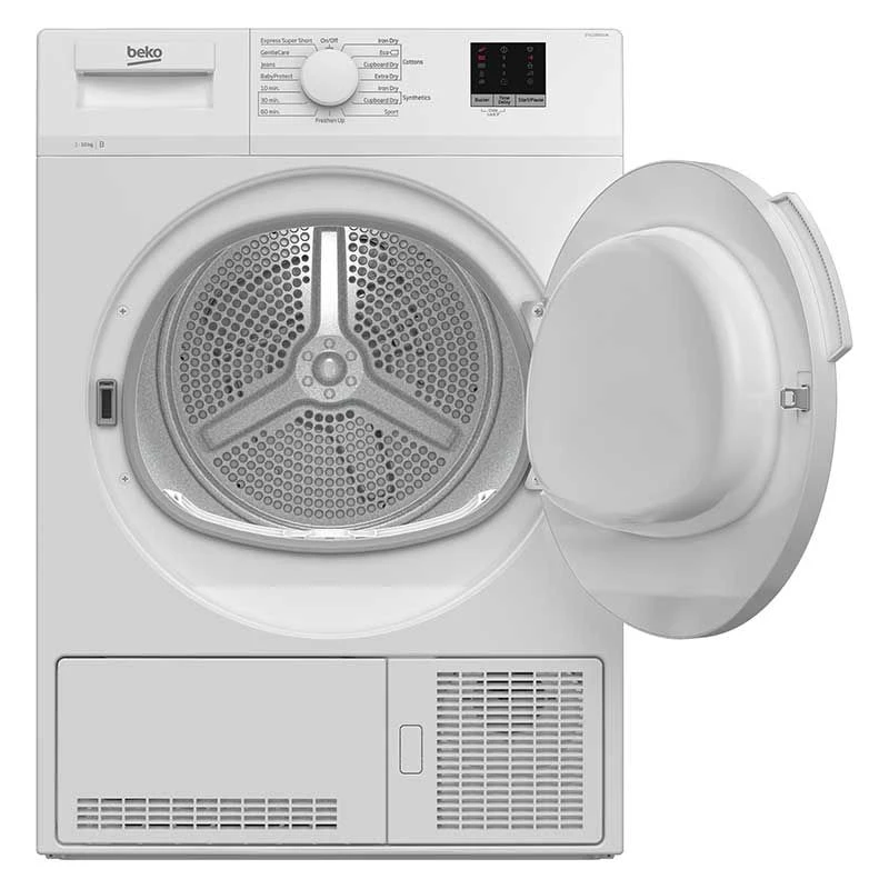 Beko DTLC100051W Freestanding 10kg Condenser Tumble Dryer - White 2 Beko DTLC100051W Freestanding 10kg Condenser Tumble Dryer - White - Image 2