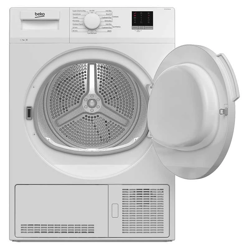 Beko DTLCE70051W Freestanding 7kg Condenser Tumble Dryer - White 3 Beko DTLCE70051W Freestanding 7kg Condenser Tumble Dryer - White - Image 3