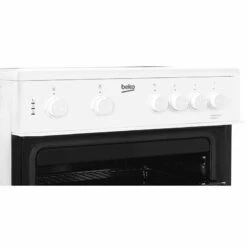 Beko KDC611W 60cm Electric Double Oven Ceramic Cooker - White -Blanco Shop b e beko kdc611w 5