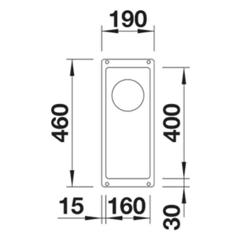 Blanco SUBLINE 160-U Silgranit 1 Bowl Undermount Kitchen Sink With Manual InFino Waste - Volcano Grey - 526799 2 Blanco SUBLINE 160-U Silgranit 1 Bowl Undermount Kitchen Sink With Manual InFino Waste - Volcano Grey - 526799 - Image 2
