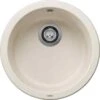 Blanco RONDO Silgranit 1 Bowl Inset Kitchen Sink - Soft White - 527057