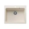 Blanco NAYA 6 Silgranit 1 Bowl Inset Kitchen Sink - Soft White - 527128