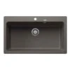 Blanco NAYA XL 9 Silgranit 1 Bowl Inset Kitchen Sink - Volcano Grey - 527316
