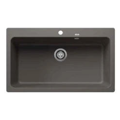 Blanco NAYA XL 9 Silgranit 1 Bowl Inset Kitchen Sink - Volcano Grey - 527316