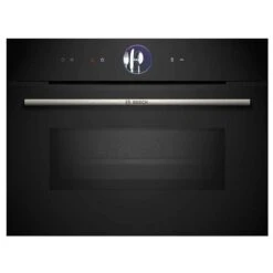 Bosch CMG7761B1B Series 8 Built-In Compact Oven With Microwave Function & Home Connect - Black