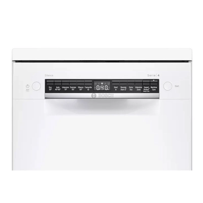 Bosch Series 4 SPS4HKW45G Freestanding 9 Place Slimline Dishwasher With Home Connect - White 3 Bosch Series 4 SPS4HKW45G Freestanding 9 Place Slimline Dishwasher With Home Connect - White - Image 3