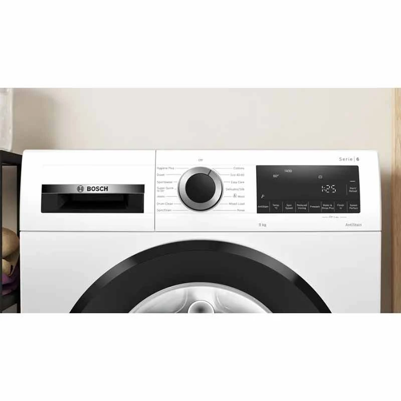 Bosch WGG24409GB Series 6 Front Loader 9kg Washing Machine - White 3 Bosch WGG24409GB Series 6 Front Loader 9kg Washing Machine - White - Image 3