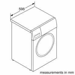 Bosch WGG24409GB Series 6 Front Loader 9kg Washing Machine - White 14 Bosch WGG24409GB Series 6 Front Loader 9kg Washing Machine - White -Blanco Shop b o bosch series 6 wgg24409gb washing machine dimensions