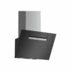Bosch Series 2 DWK67EM60B 60cm Chimney Cooker Hood - Black Glass