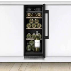 Bosch Series 6 KUW20VHF0G Built-Under 80x30cm Wine Cooler - Black 7 Bosch Series 6 KUW20VHF0G Built-Under 80x30cm Wine Cooler - Black -Blanco Shop b o bosch kuw20vhf0g 2