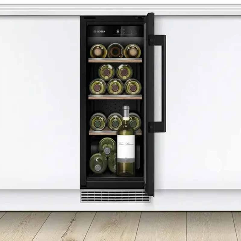 Bosch Series 6 KUW20VHF0G Built-Under 80x30cm Wine Cooler - Black 3 Bosch Series 6 KUW20VHF0G Built-Under 80x30cm Wine Cooler - Black - Image 3