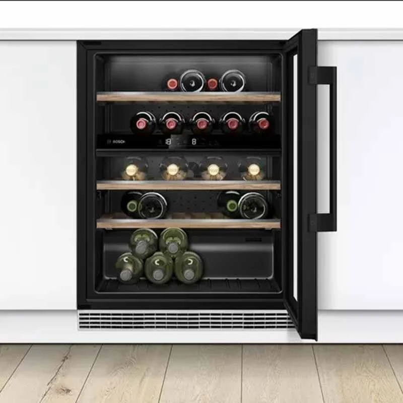 Bosch Series 6 KUW21AHG0G Built-Under 60cm Wine Cooler - Black 3 Bosch Series 6 KUW21AHG0G Built-Under 60cm Wine Cooler - Black - Image 3