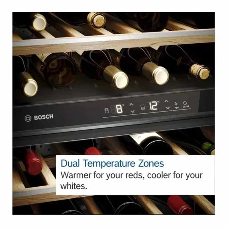 Bosch Series 6 KUW21AHG0G Built-Under 60cm Wine Cooler - Black 5 Bosch Series 6 KUW21AHG0G Built-Under 60cm Wine Cooler - Black - Image 5