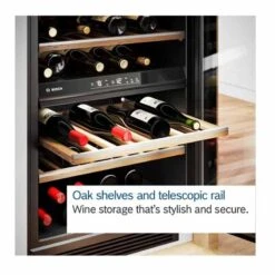 Bosch Series 6 KUW21AHG0G Built-Under 60cm Wine Cooler - Black 14 Bosch Series 6 KUW21AHG0G Built-Under 60cm Wine Cooler - Black -Blanco Shop b o bosch kuw21ahg0g 6