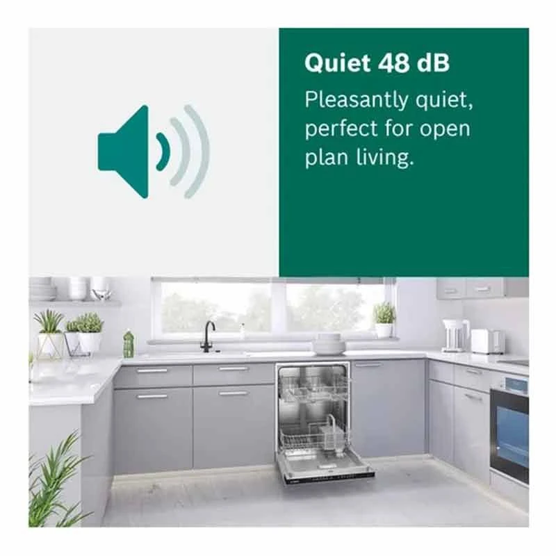 Bosch Series 2 SMV2ITX22G Built-In 12 Place 60cm Dishwasher With Home Connect - White 7 Bosch Series 2 SMV2ITX22G Built-In 12 Place 60cm Dishwasher With Home Connect - White - Image 7