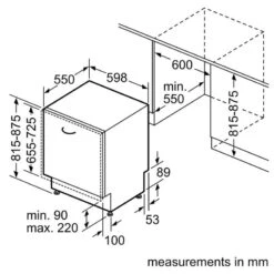 Bosch Series 4 SMV4HTX27G Built-In 12 Place 60cm Dishwasher With Home Connect - White -Blanco Shop b o bosch smv4htx27g 8
